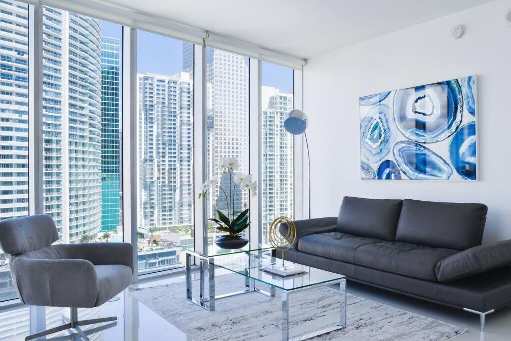 Wonderful 2 Bedroom Apt With Ocean Views At Icon Brickell Miami Exterior photo